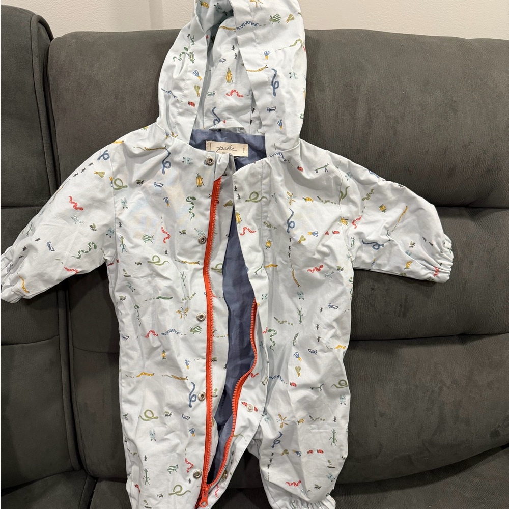 Pehr Park Suit - Crawling Critters Blue